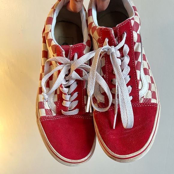Red Checkered Vans - Picture 3 of 3